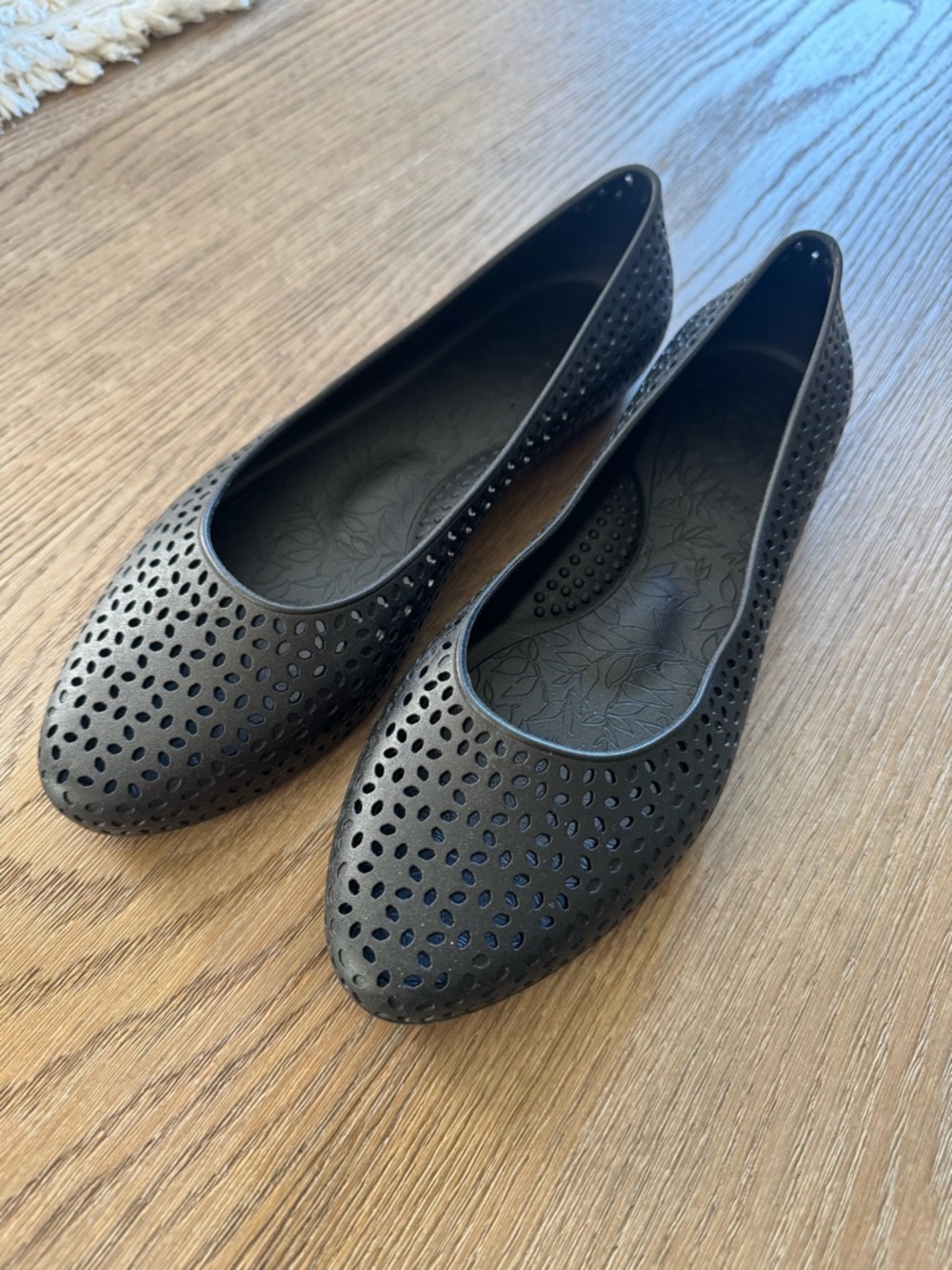 Okabashi Black Ballet Flat Size 8